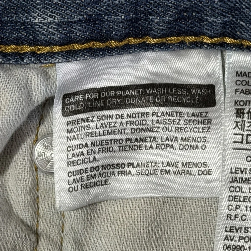 Levi's 569 Loose Straight Fit Jeans Medium Wash Men's Size 36 x 30